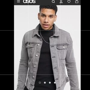 Men’s Grey Jean Jacket